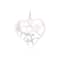 12 Pack: Silver Plated Heart Scroll Charm by Bead Landing™